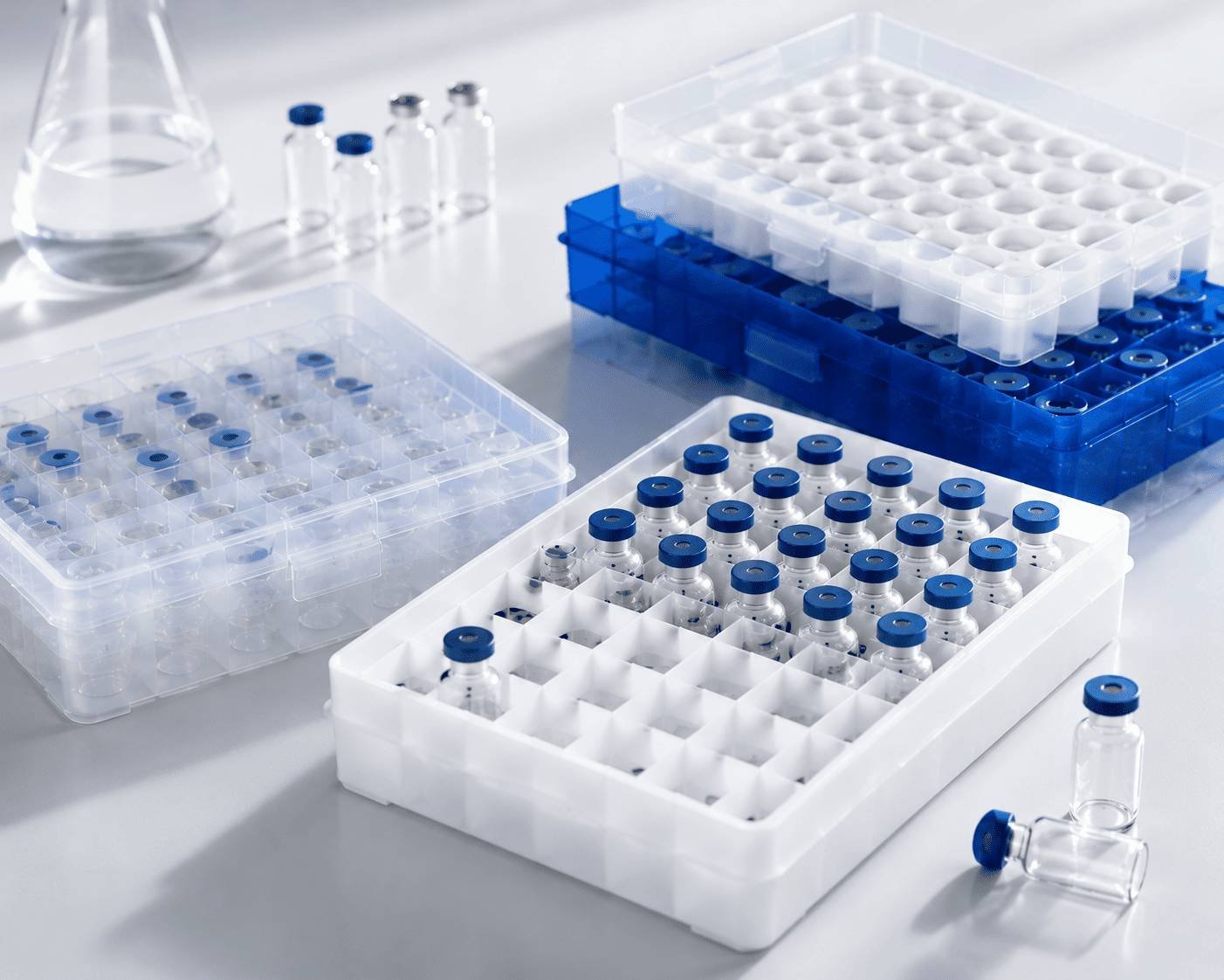 Jiahua custom medical vial holders and laboratory vial tray organizer