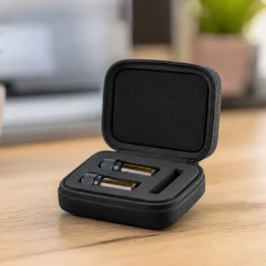 2 Slot 3 ml Vial Case Compact Travel Organizer