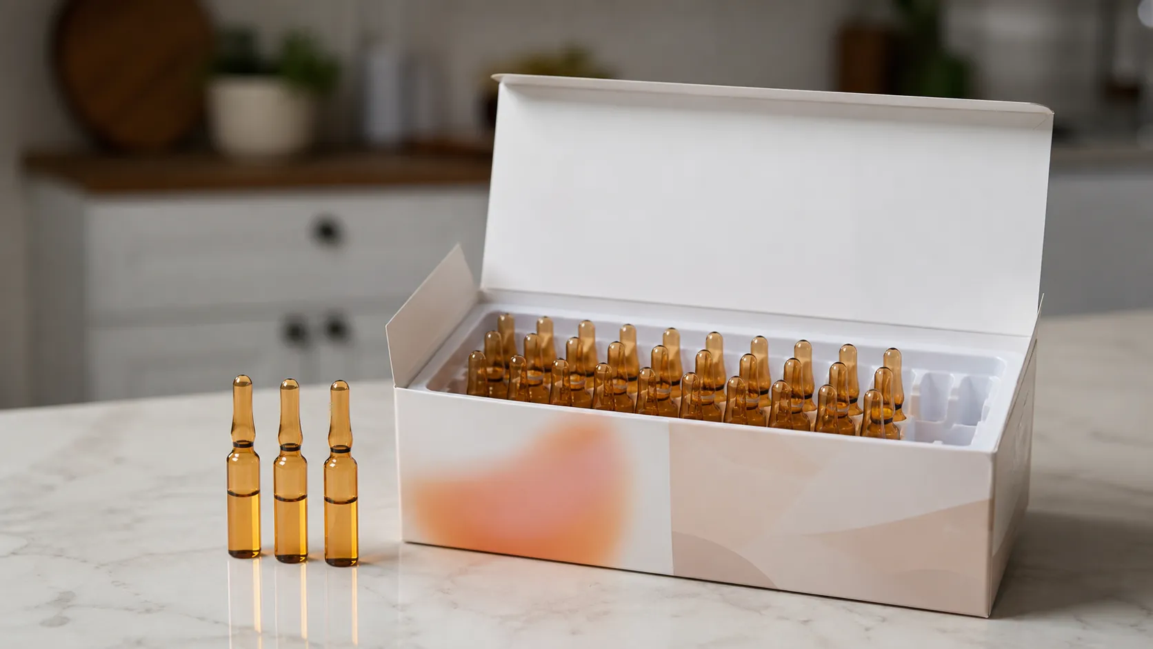 Ampoule Packaging 30 Vials Custom Box Solutions