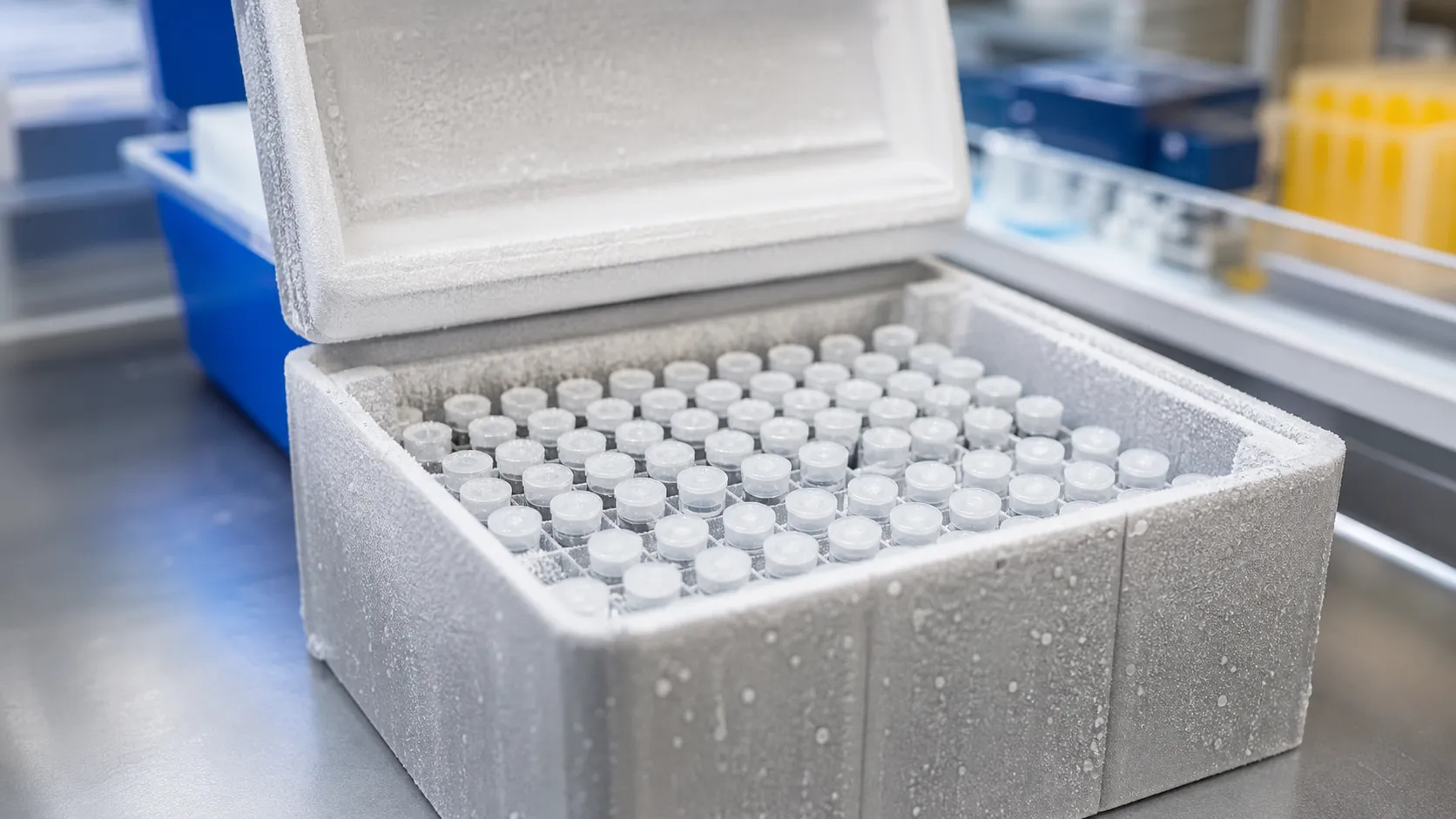 Cryo Vial Storage Box for Liquid Nitrogen Freezers