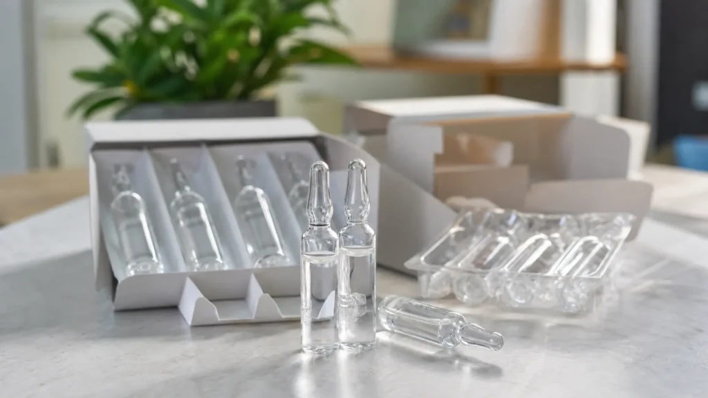 Ampoule Packaging Materials for Glass Plastic and Sterility