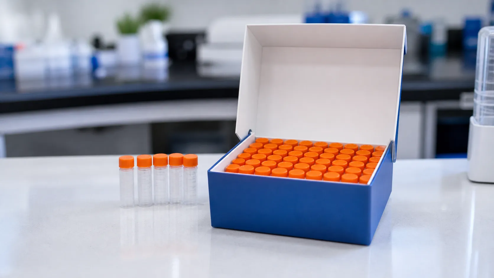 Medical-Grade ISO Certified Cryo Vial Box