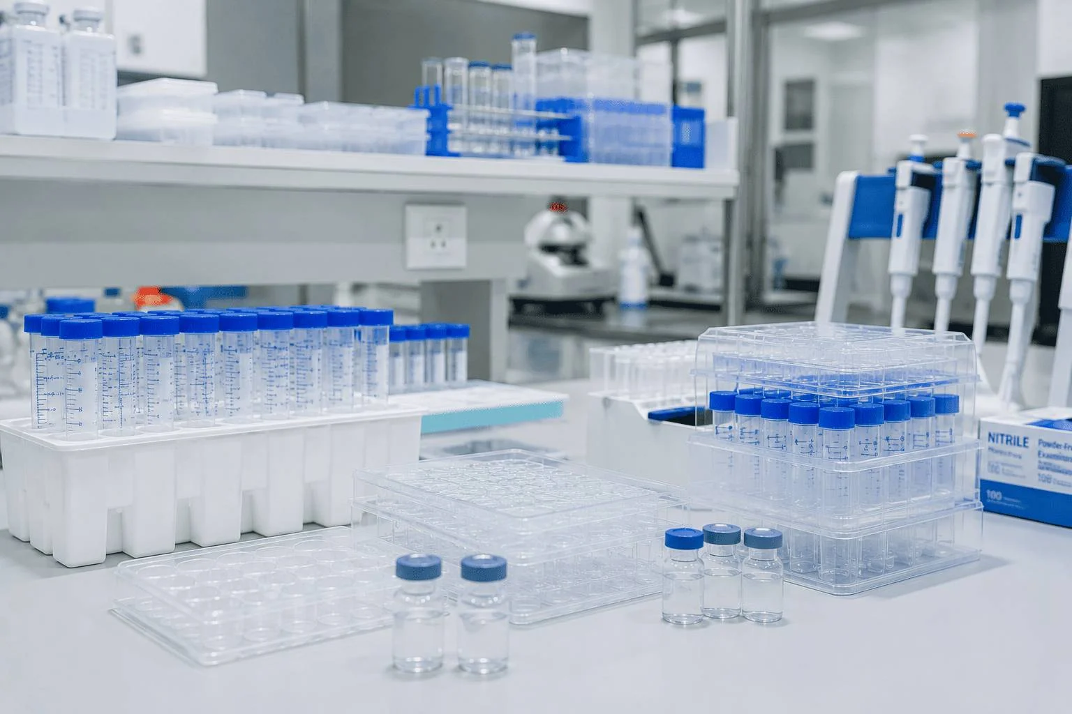 Biotechnology bioreactor array for cell culture production