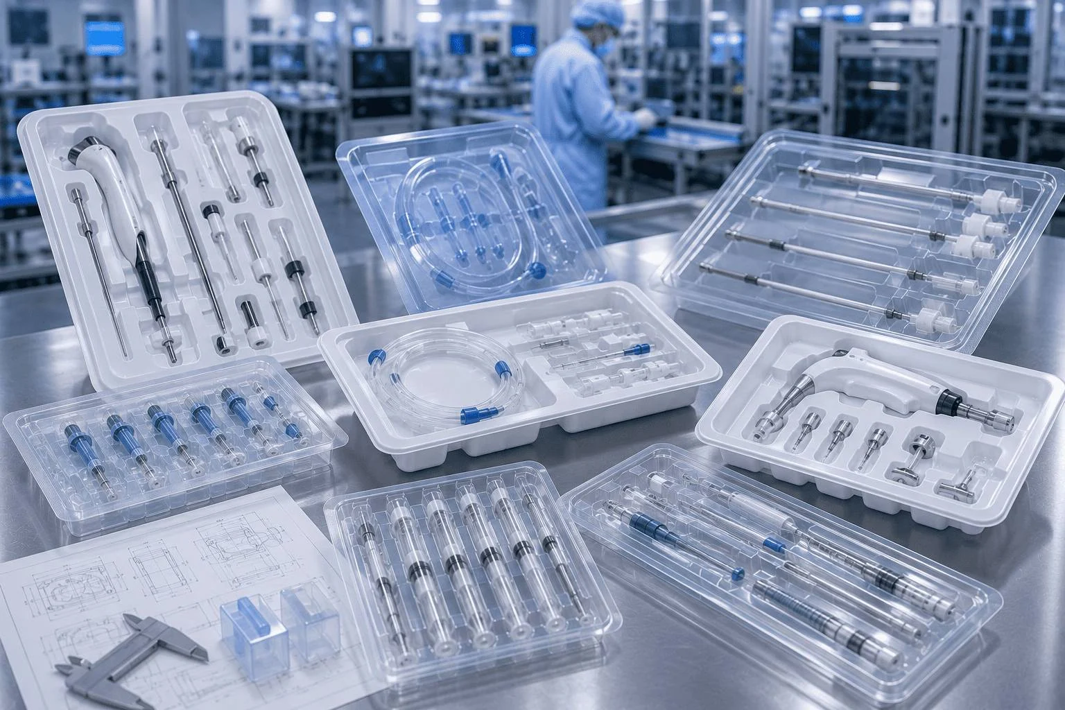 Custom OEM and ODM medical device plastic packaging