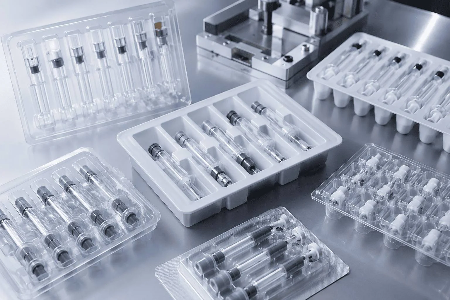 Custom pharmaceutical cartridge tray engineering and cleanroom manufacturing