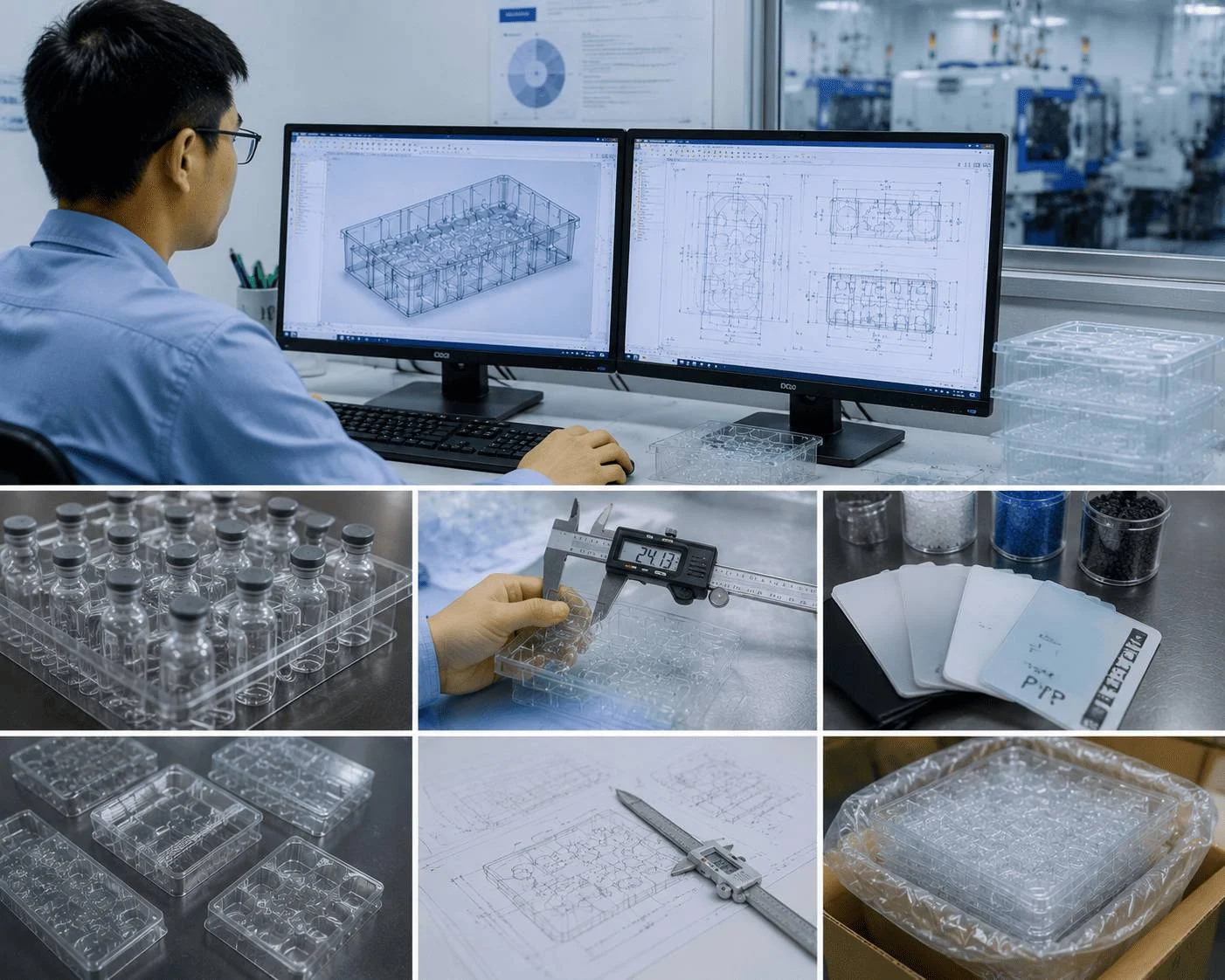 Custom pharmaceutical plastic packaging engineering matrix