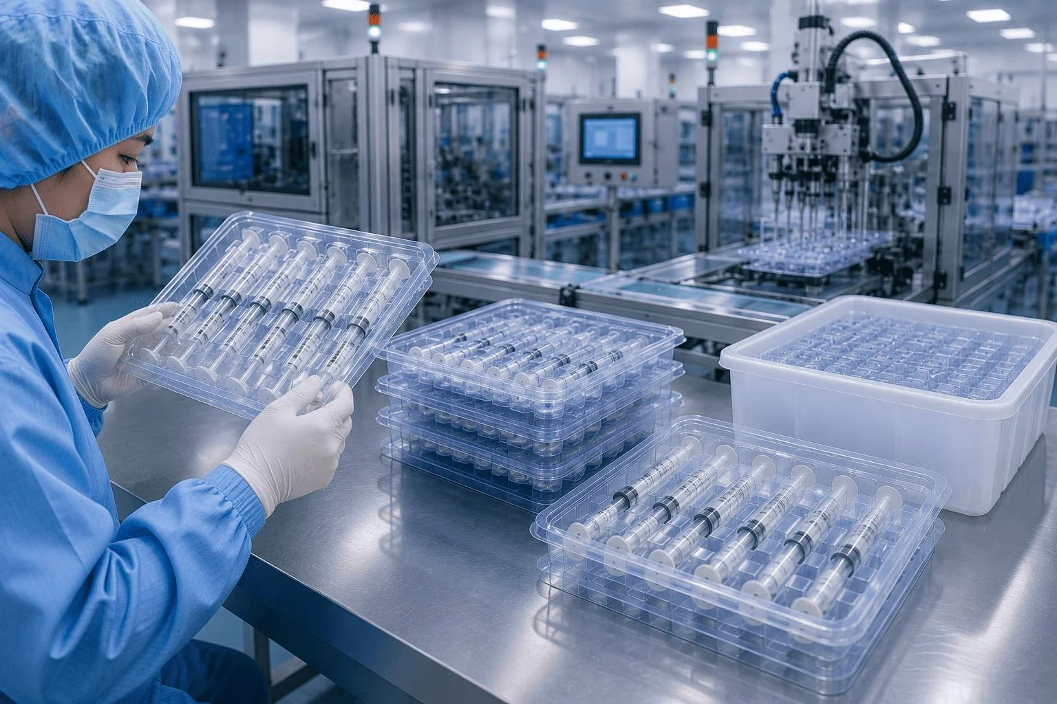 Custom prefilled syringe packaging, RTU trays, and Nest and Tub configurations