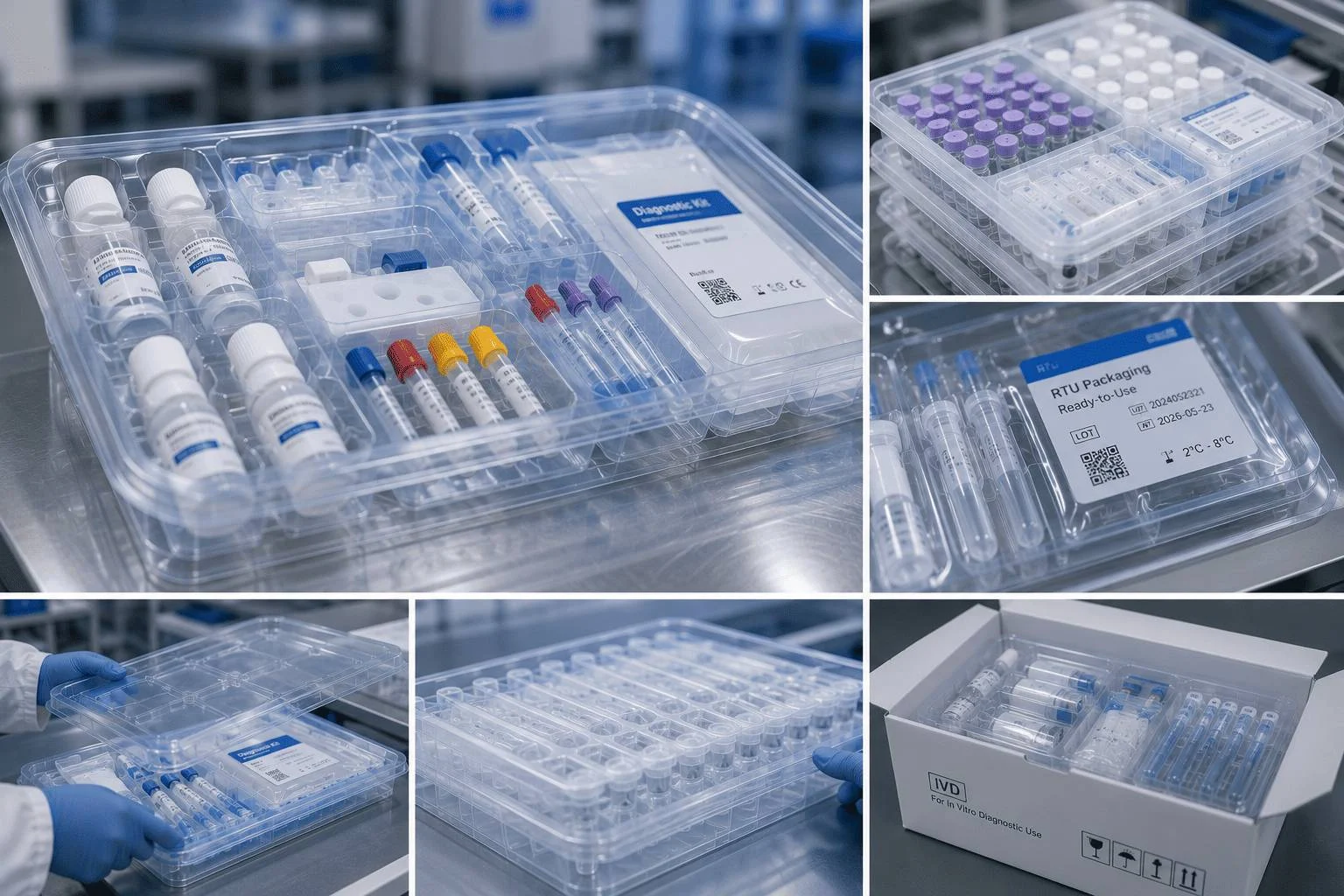 Diagnostic kits packaging