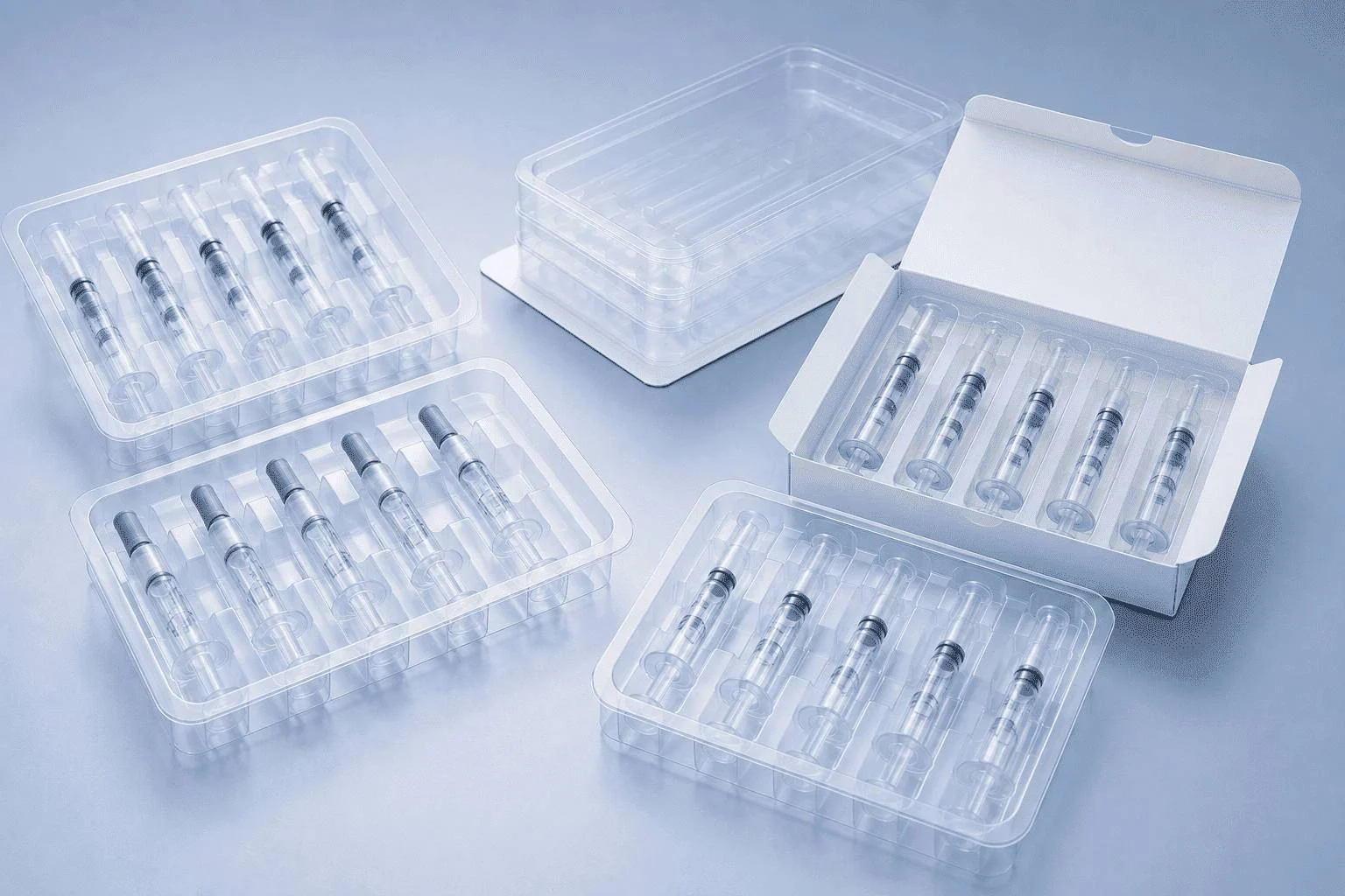 Durable Plastic Vial Boxes