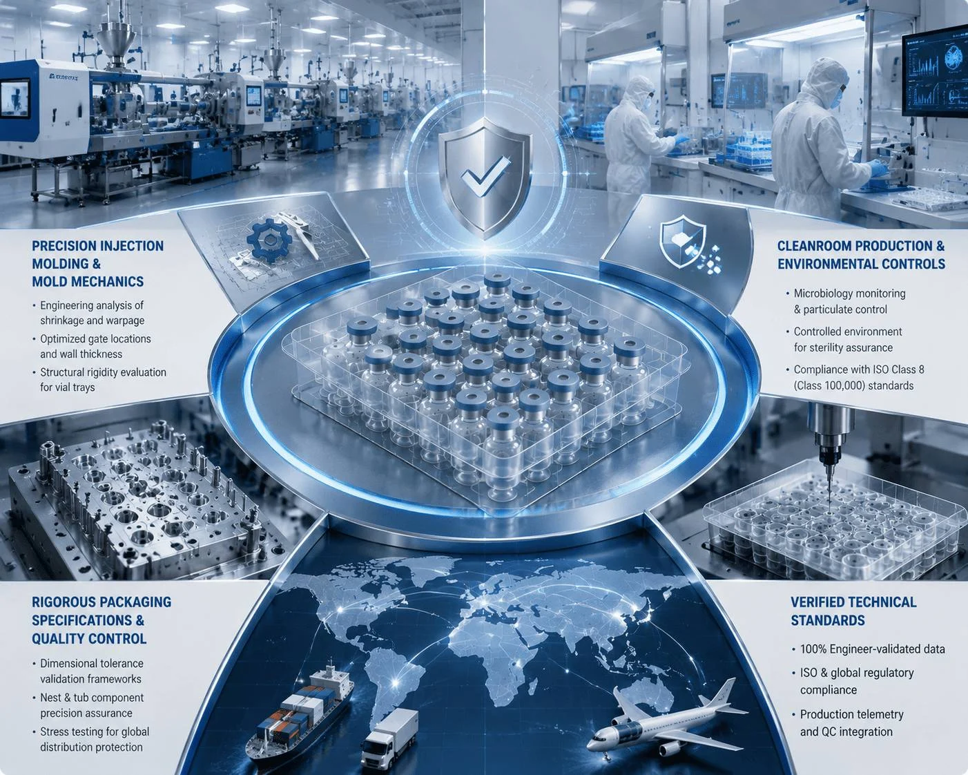 Jiahua advanced medical packaging cleanroom production