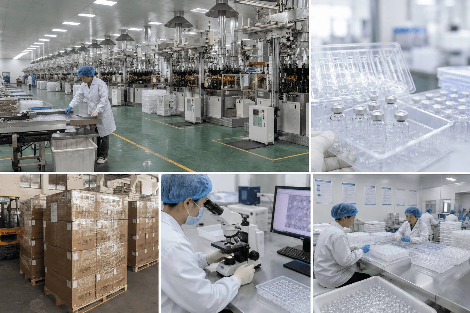 Jiahua cleanroom production facility and quality control for pharmaceutical plastic packaging