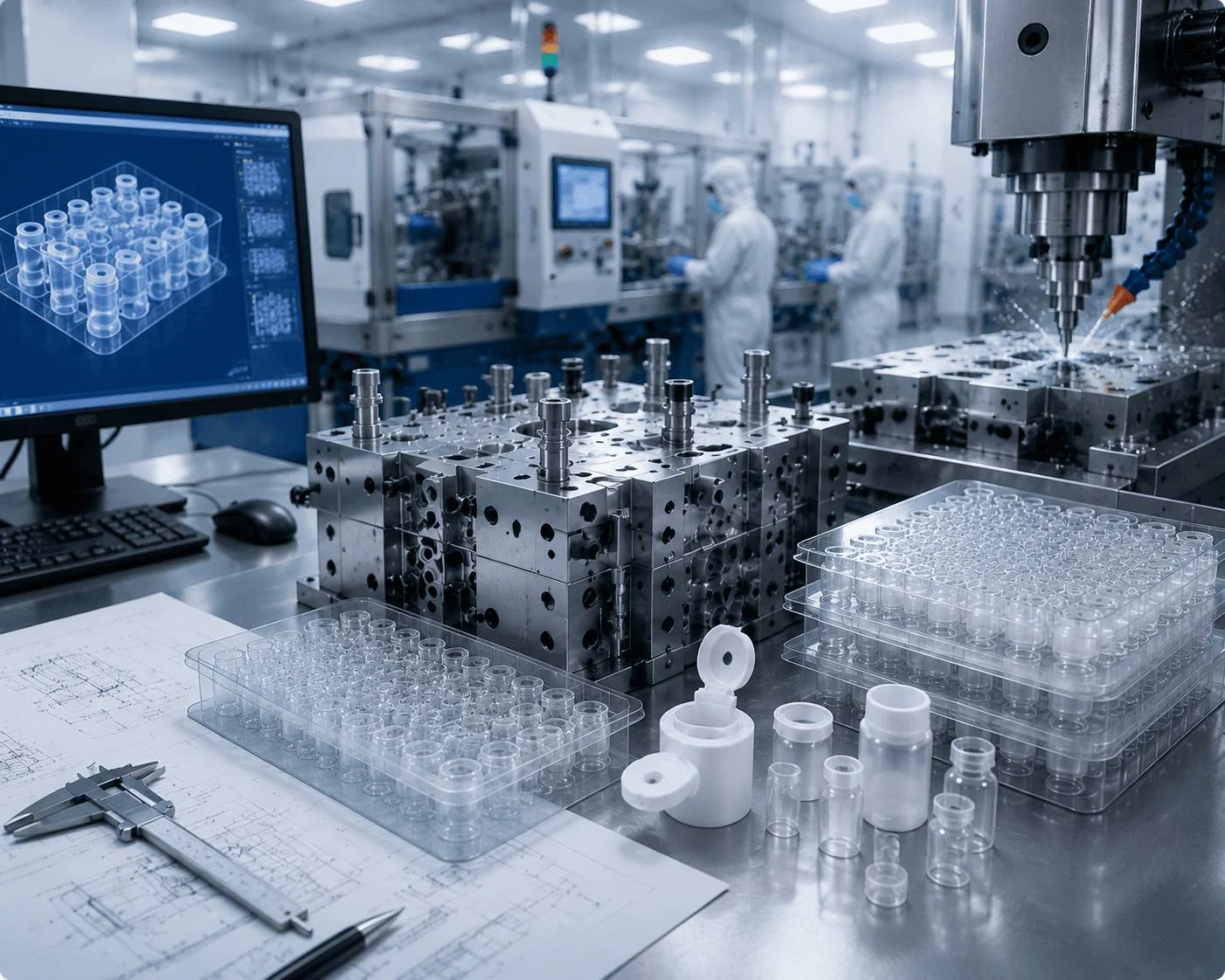 Jiahua custom medical injection molding and product design engineering center