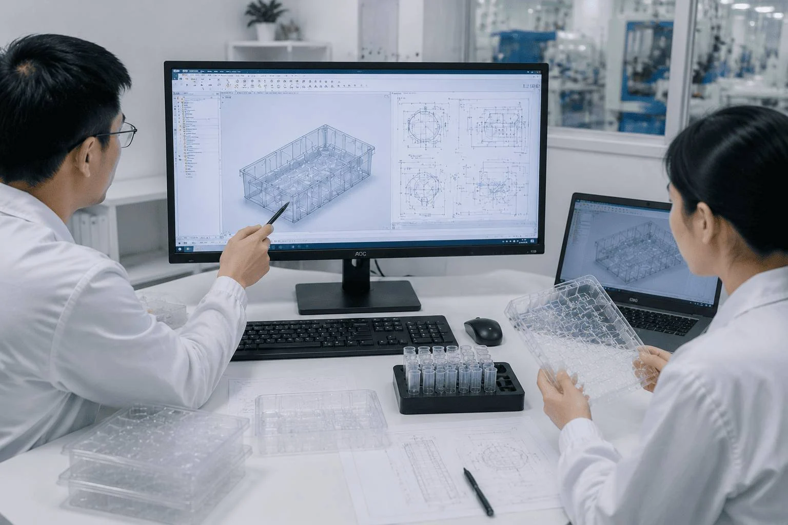 Jiahua custom medical packaging visualization and mold development overview