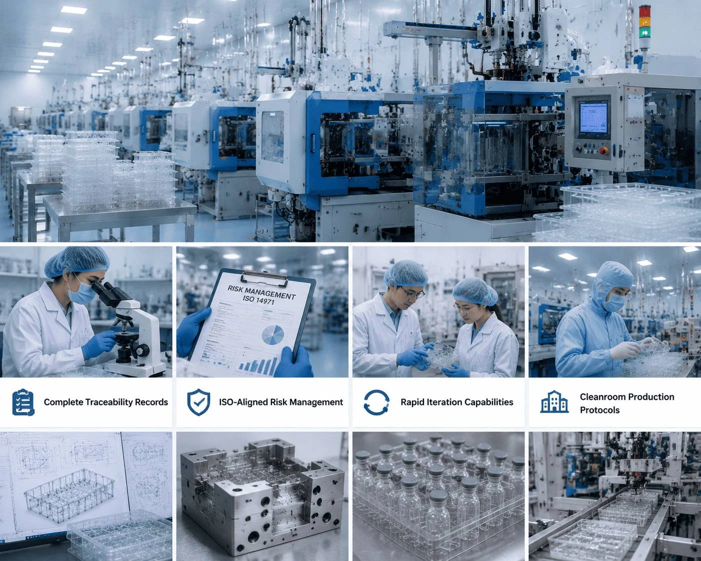 Jiahua custom medical plastic packaging engineering and quality workflow process