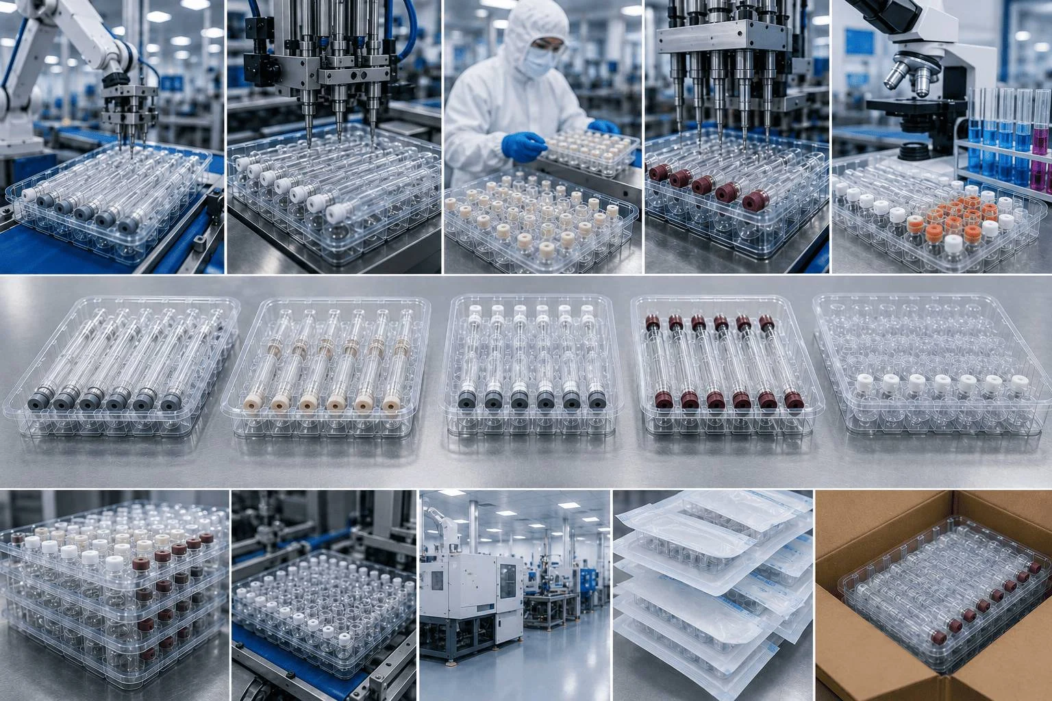 Jiahua medical cartridge tray application in automated pharmaceutical line
