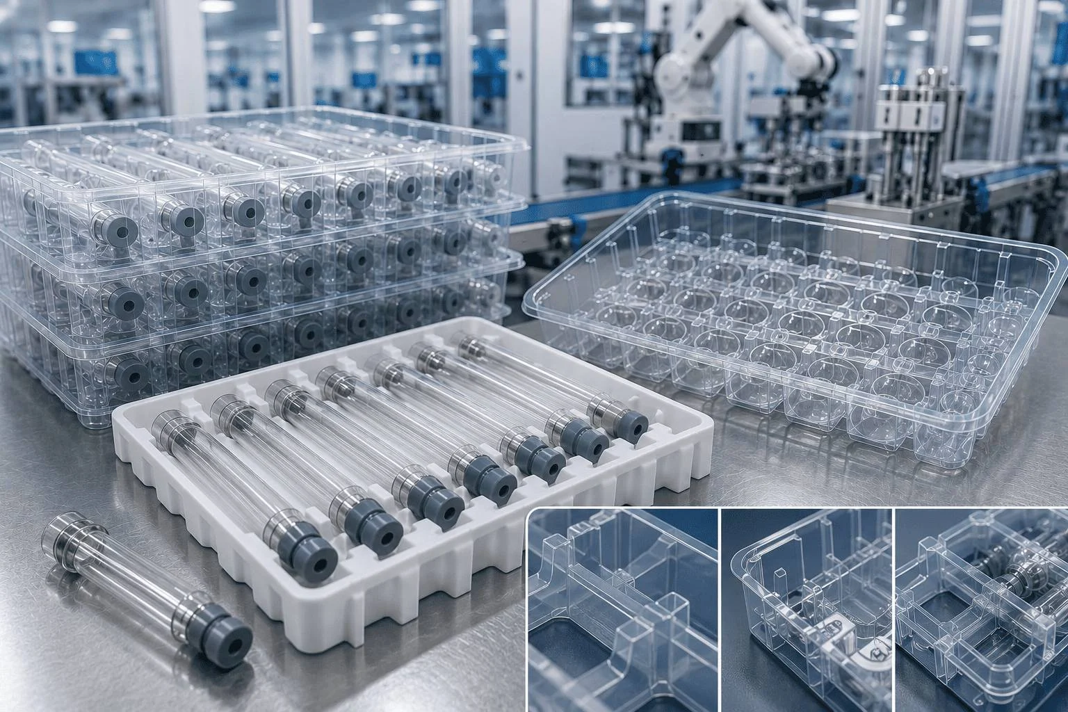 Jiahua medical grade plastic cartridge tray structural design engineering