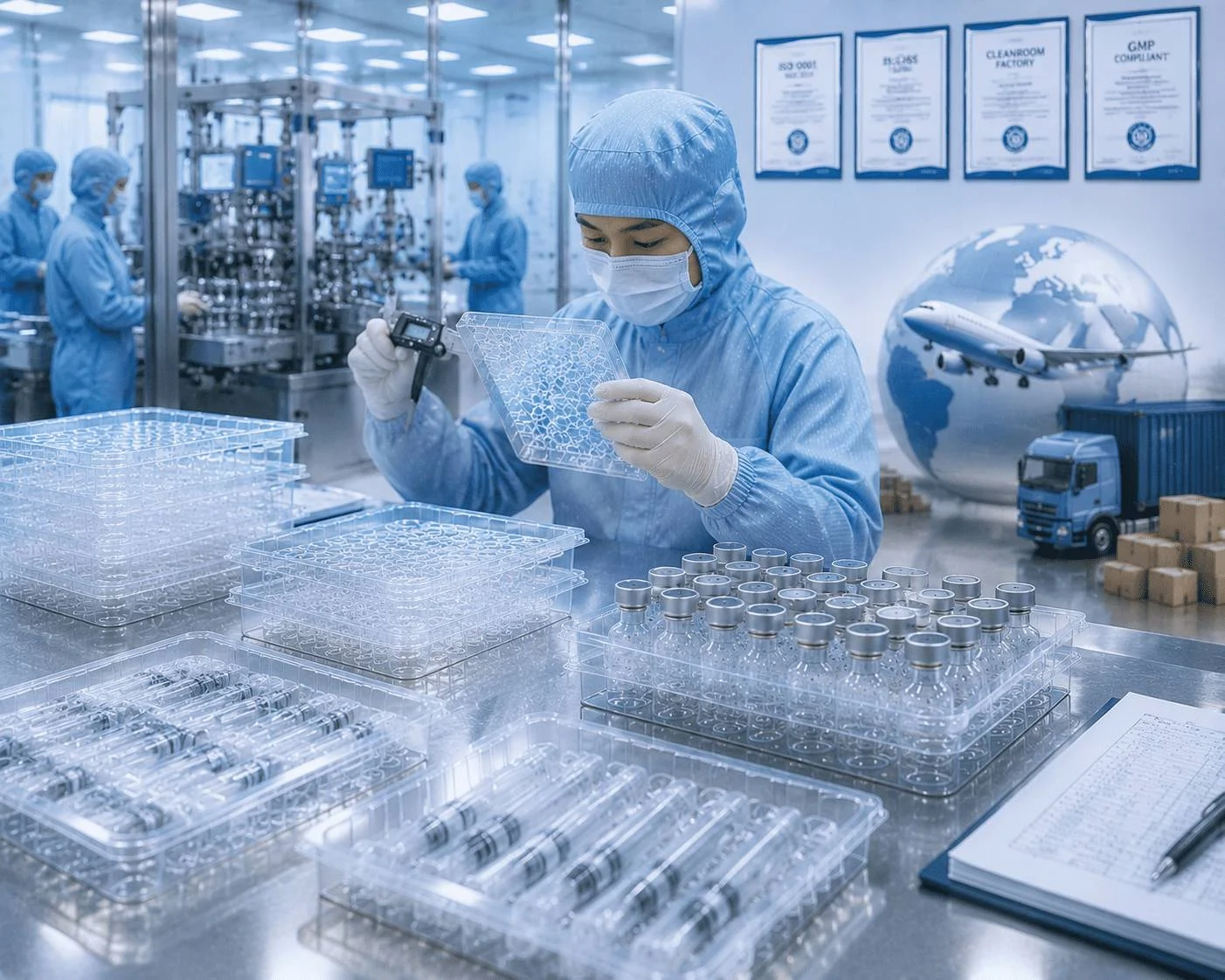 Jiahua sample quality control testing and dimensional evaluation setup