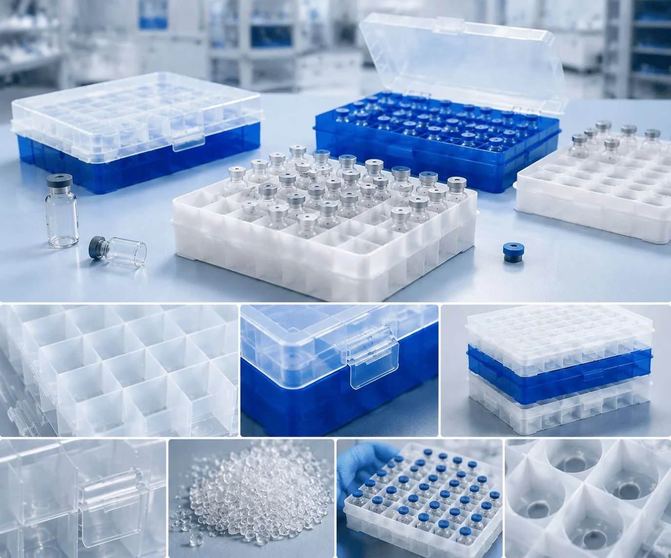Precision-engineered medical vial holder structural blueprint