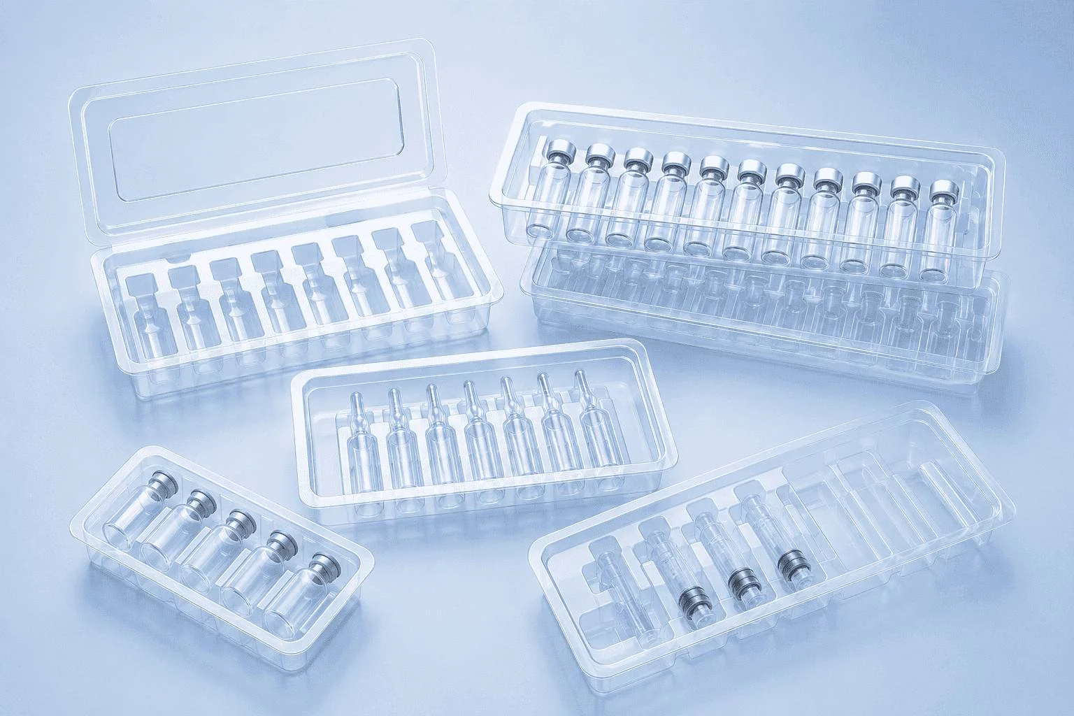 Precision Plastic Vial Trays