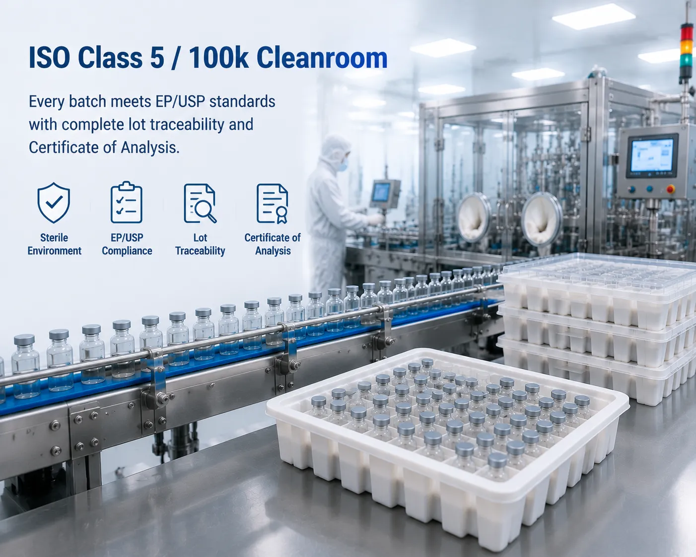 Jiahua Nest and Tub Assembly in Cleanroom Environment