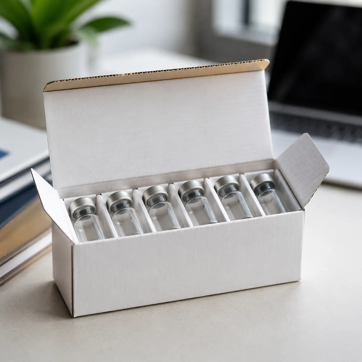 Corrugated Box for 10ml Vial Custom Printed Packaging