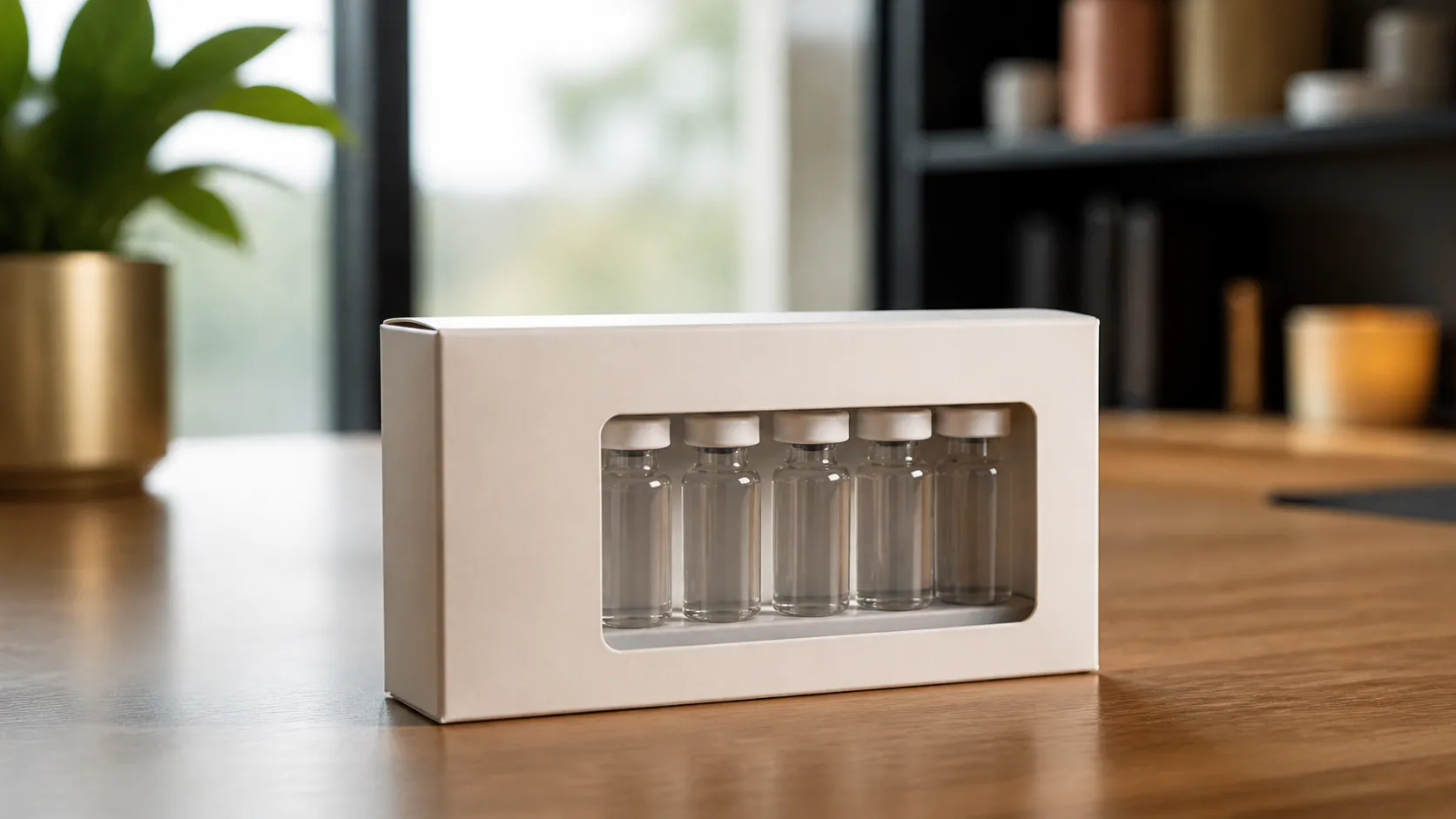 20ml Vial Box White Cardboard Pack of 100