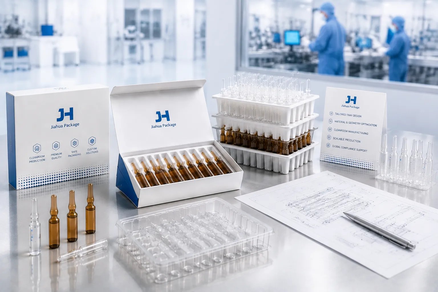 Precision thermoformed ampoule trays engineered for pharmaceutical packaging applications