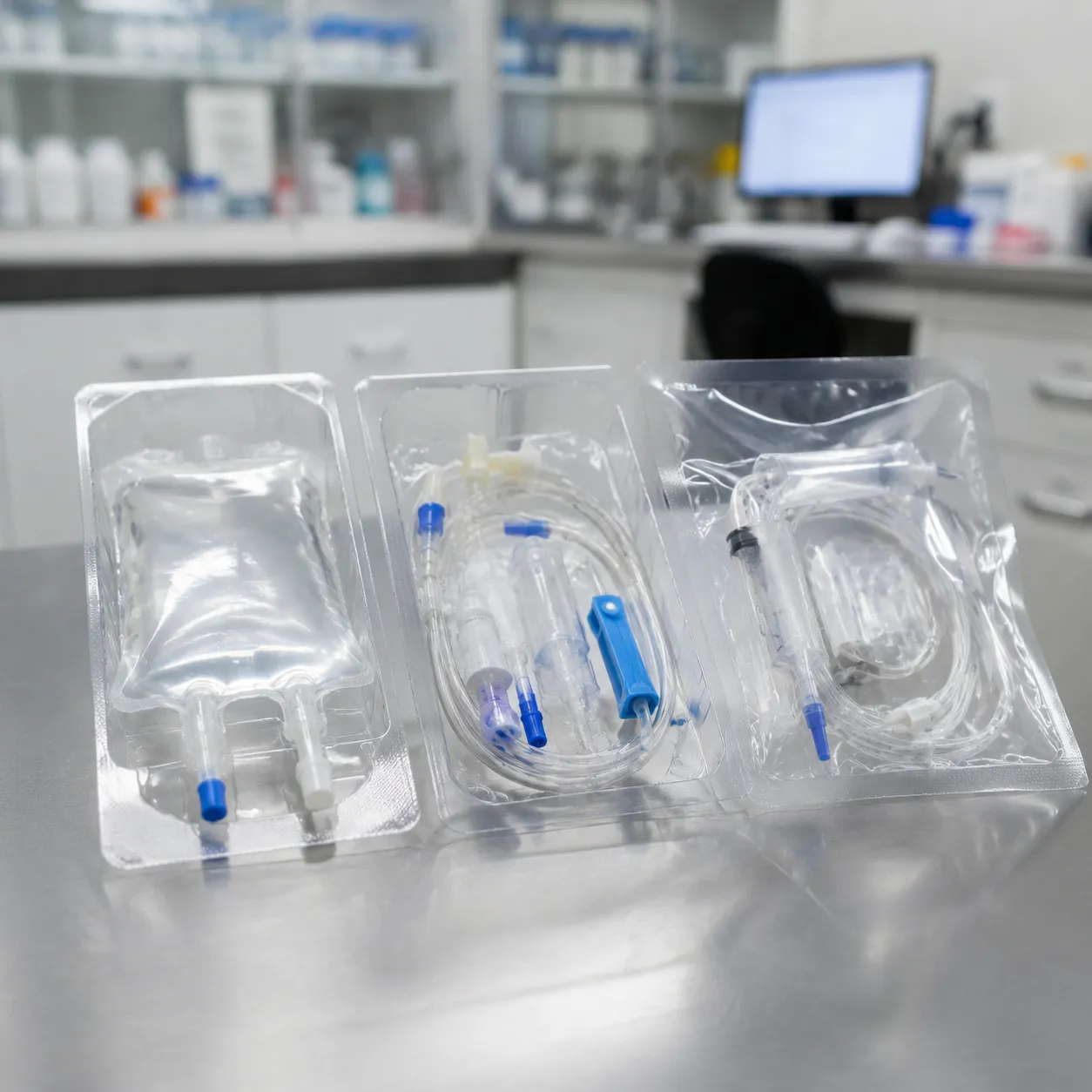 Custom RTU parenteral packaging kits