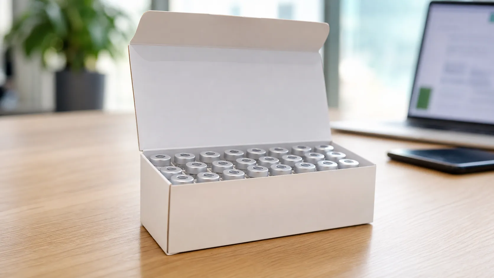 High quality custom 2ml vial packaging box