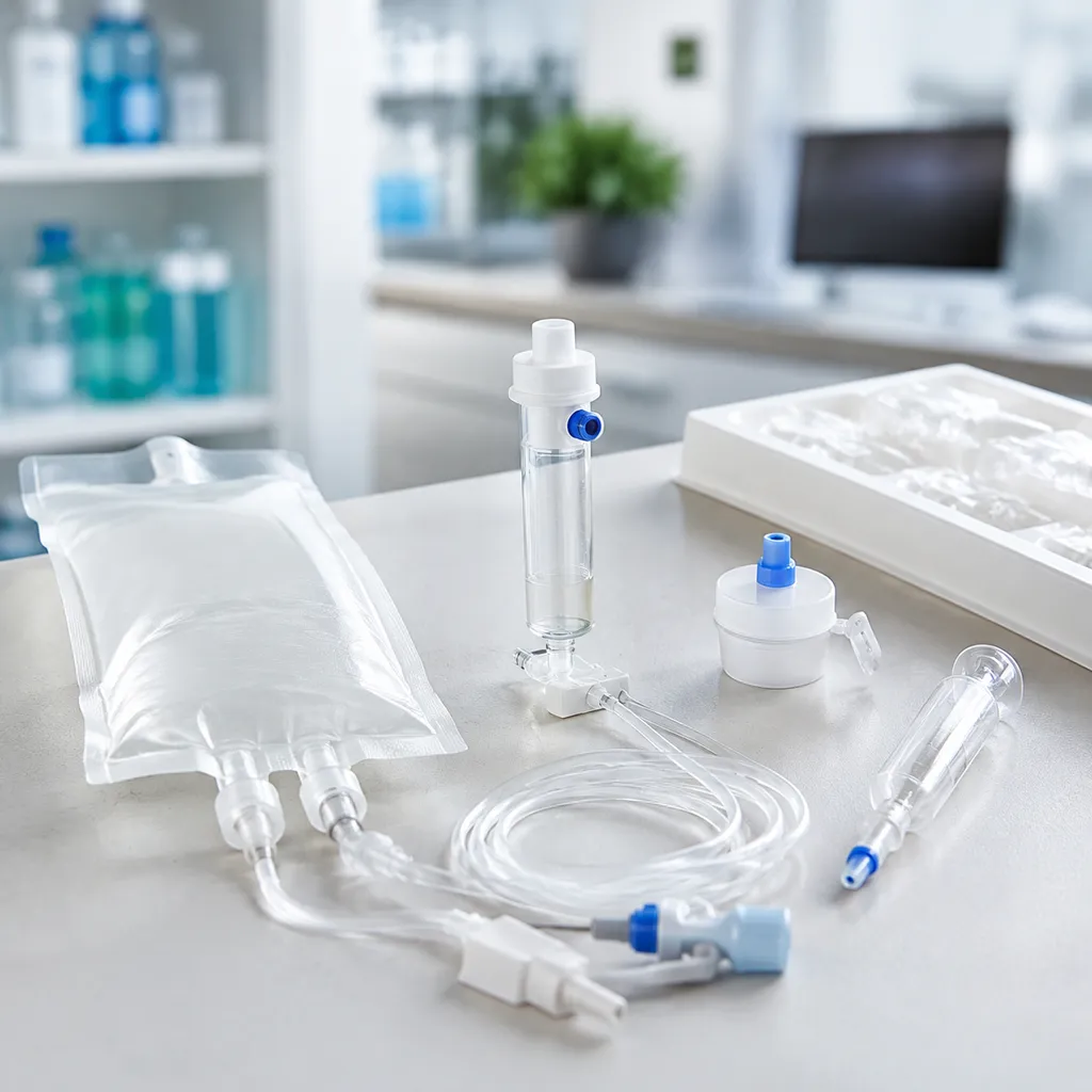 RTU parenteral packaging kit components