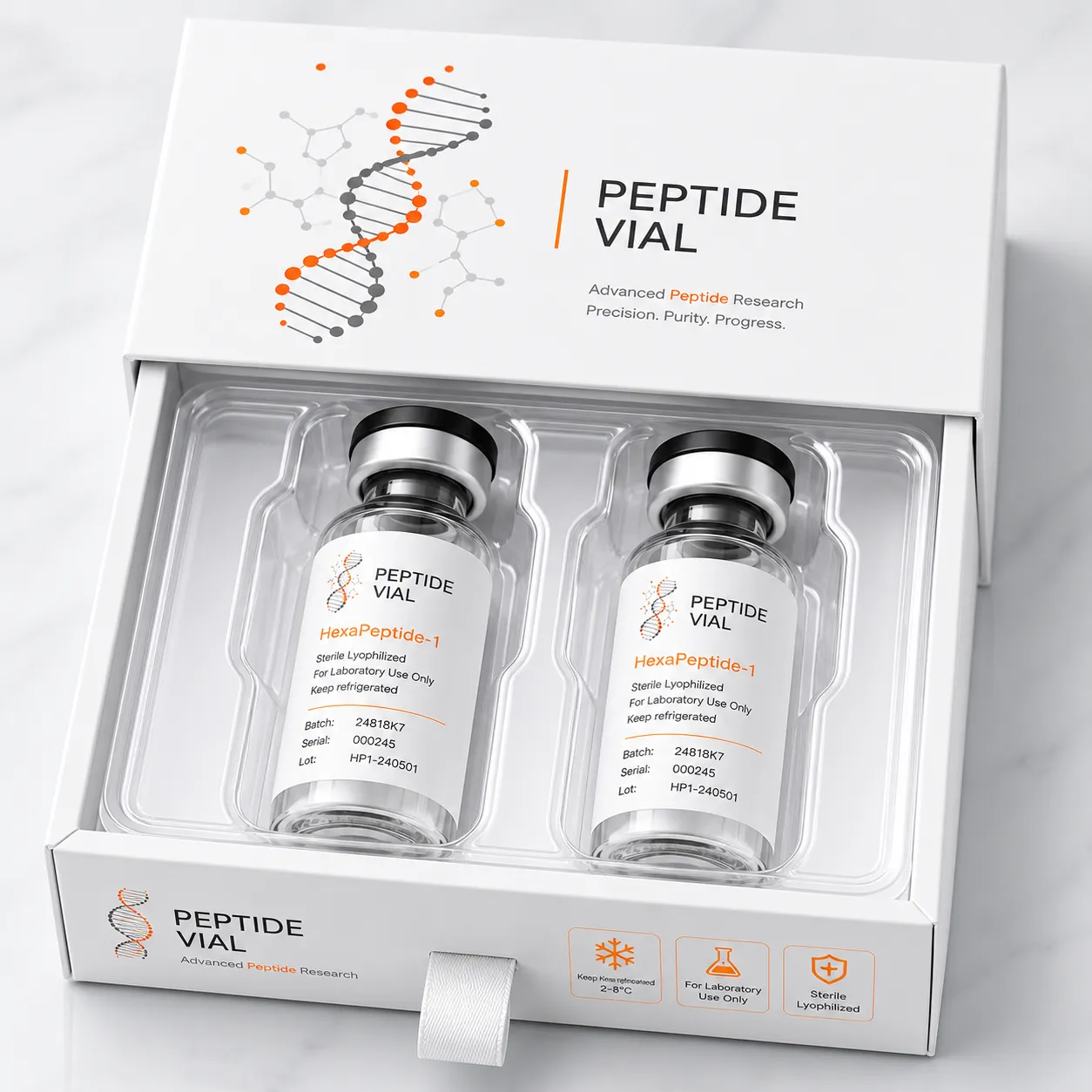 Tirzepatide Vial Packaging Custom Labels and Boxes