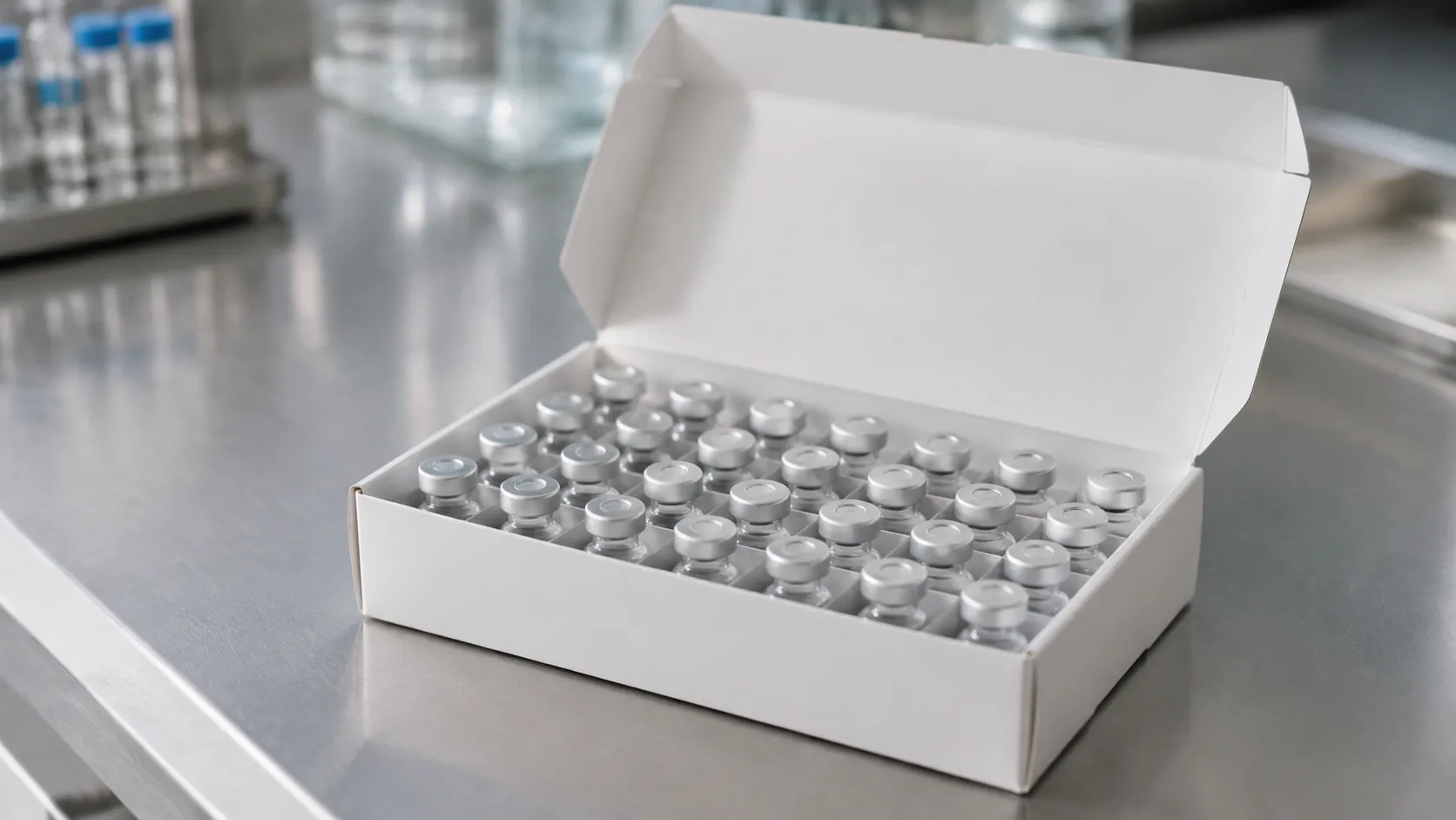 akylux secondary packaging for vials