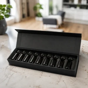 Buy Black 10ml Vial Box 100 Pack Flat Pack