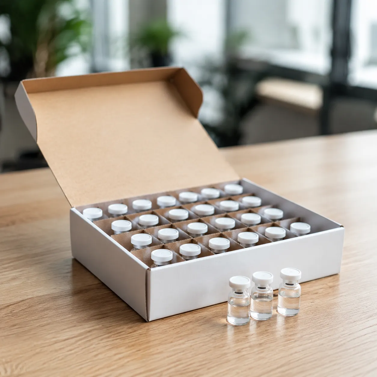 custom OEM corrugated box 10ml vial packaging
