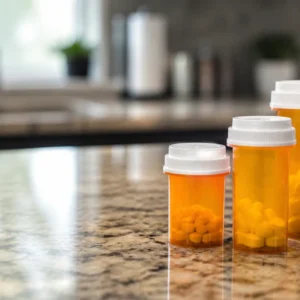 Pill Vial Packaging for Child Resistant Bulk Vials