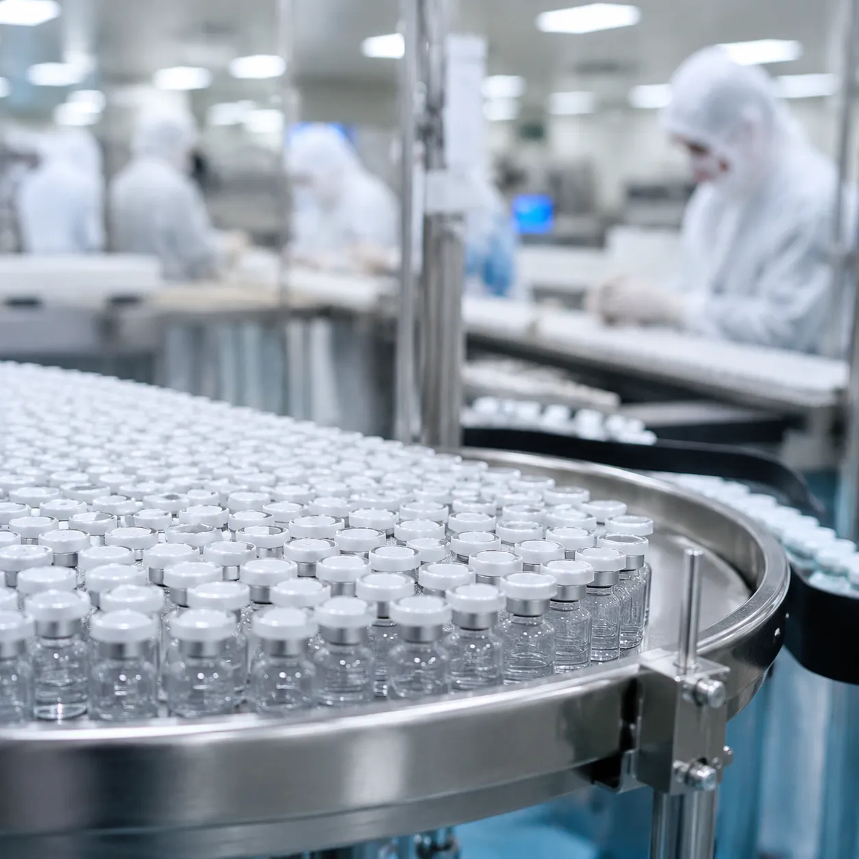 Cleanroom quality assured 2ml vial packaging