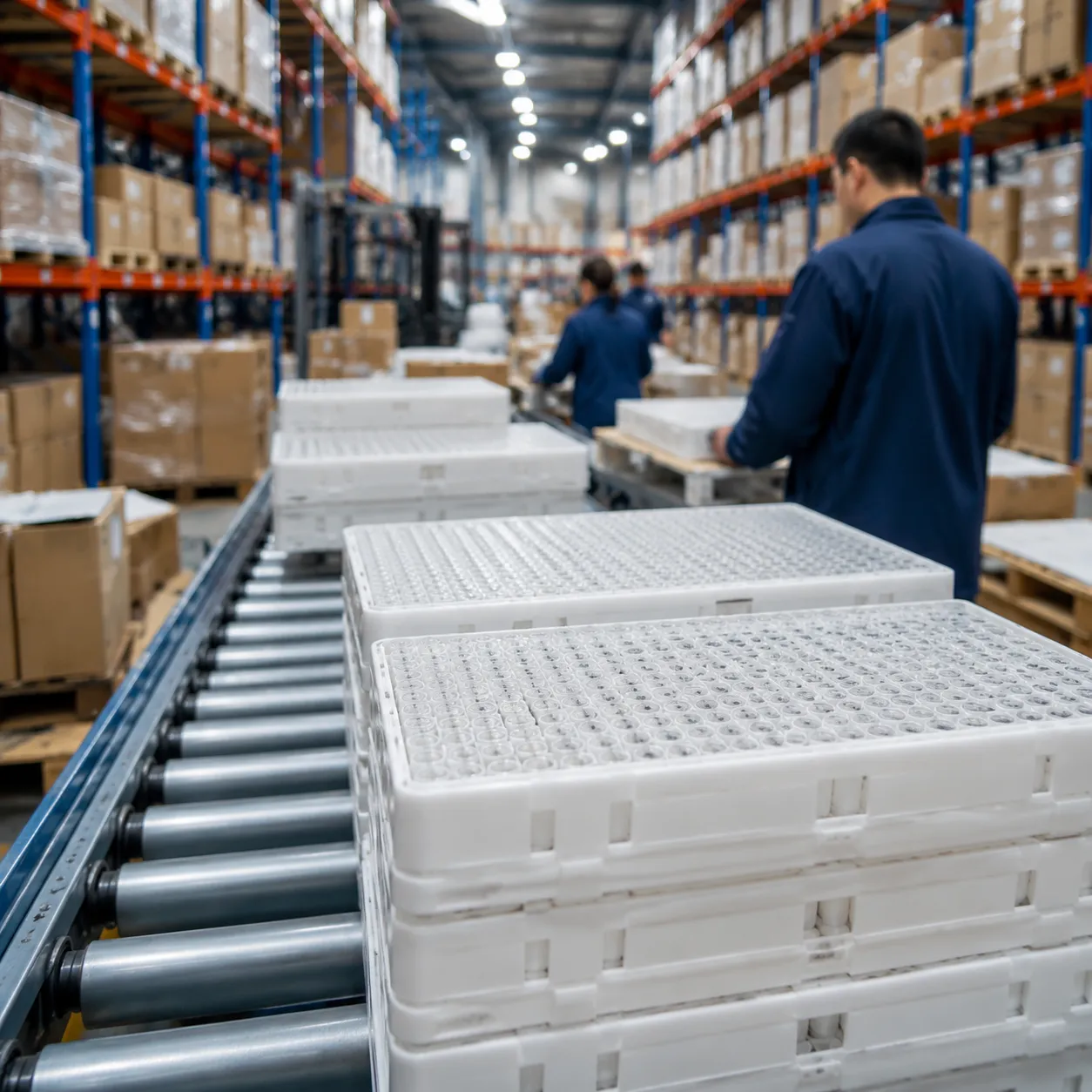 Global Plastic Vial Tray Logistics