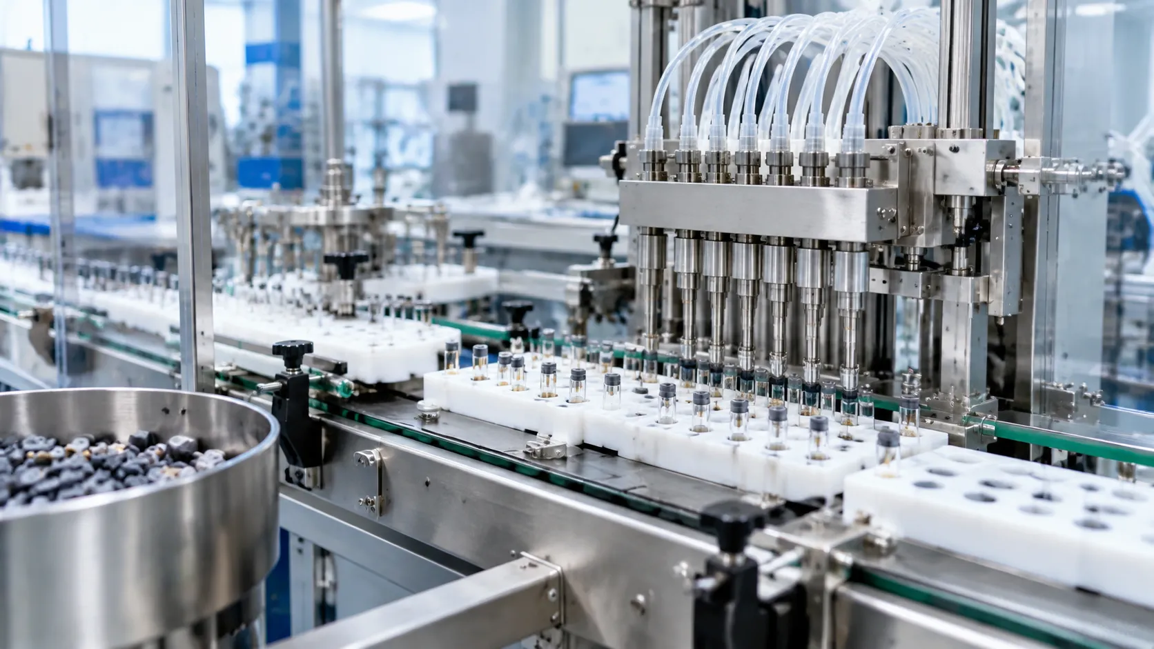 Pharmaceutical Cartridge Nest & Tub Filling Line