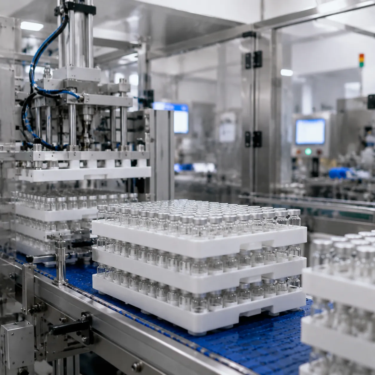 Sterile Vial Nest & Tub Packaging System