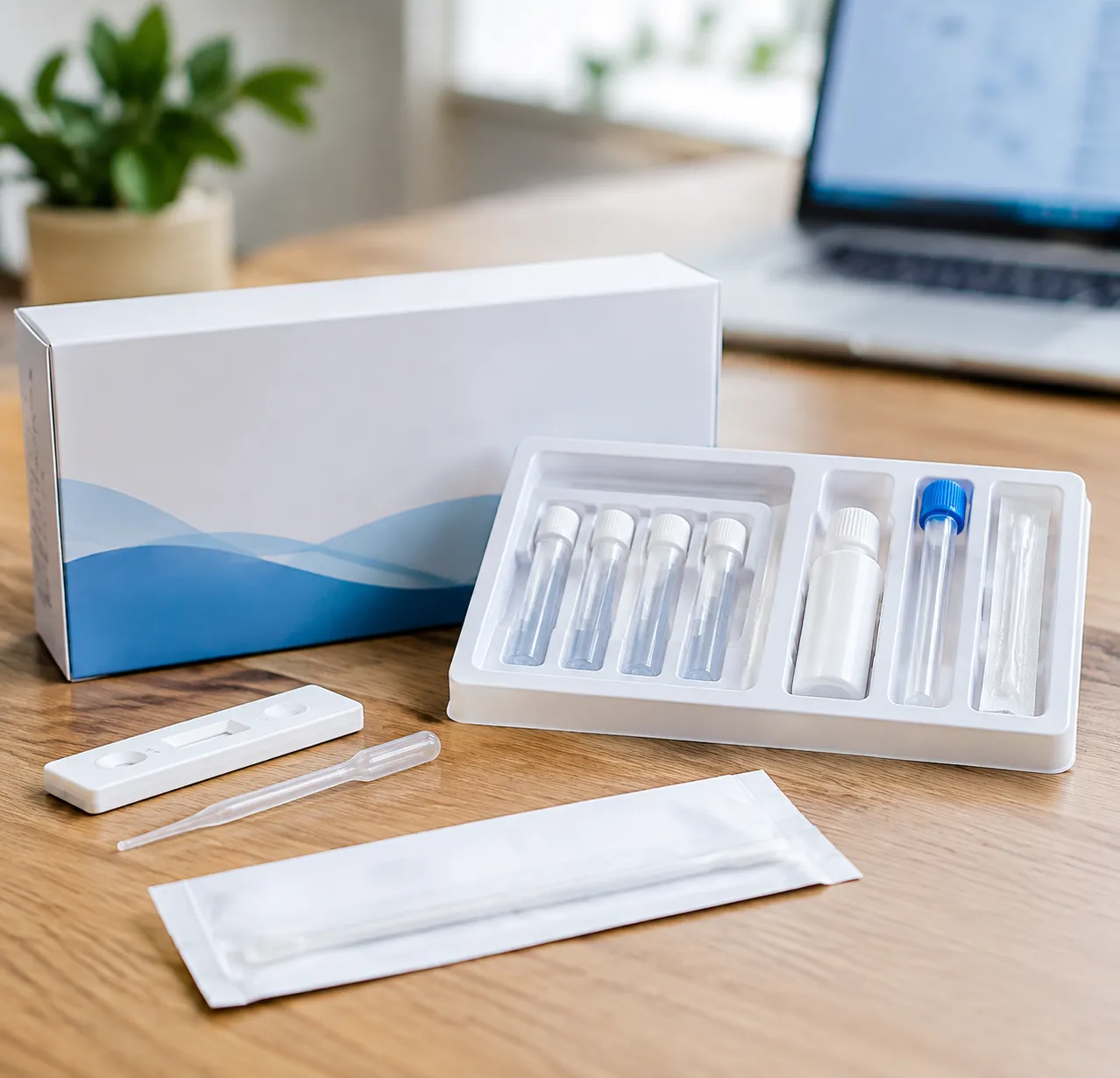 engineered diagnostic kit packaging trays