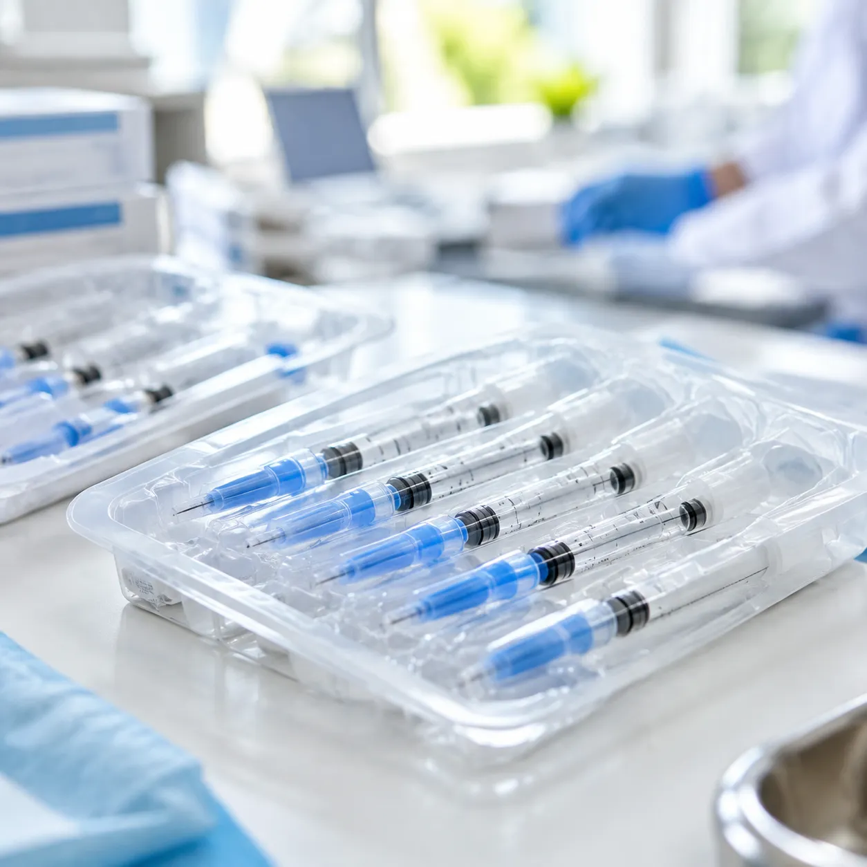 prefilled syringe trays material specifications