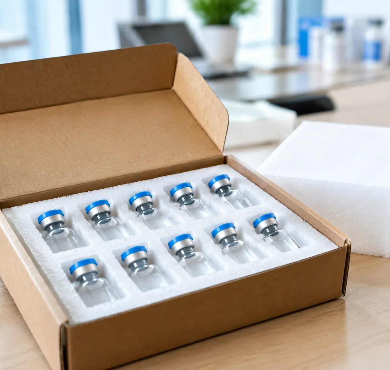 protective secondary packaging for vials